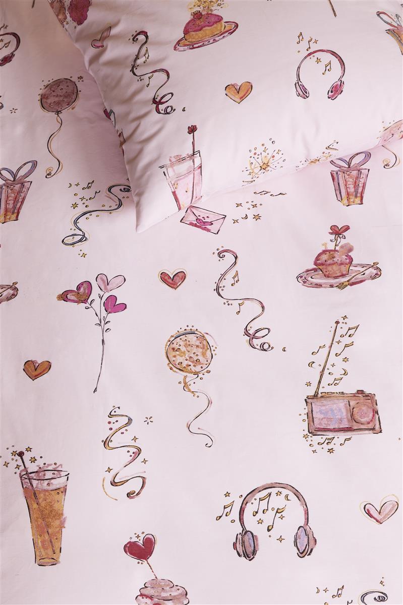 Beddinghouse Kids Pink Party Bettwäsche - Rosa