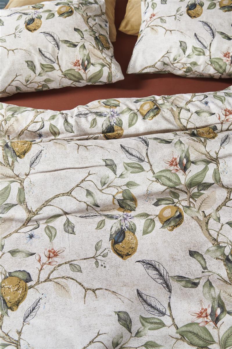 At Home by BeddingHouse Lemon Tree Bettwäsche - Off-White