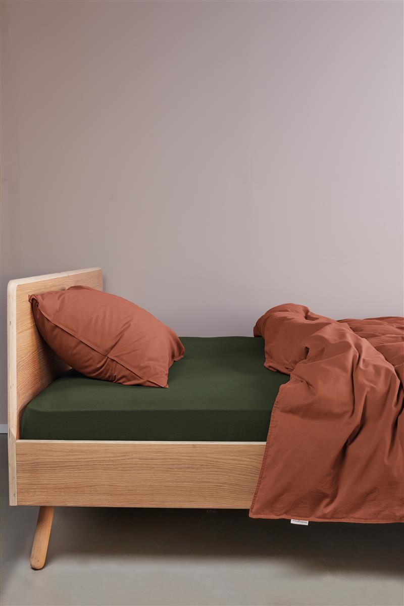 Beddinghouse Topper fitted sheet - Jersey - Dark green