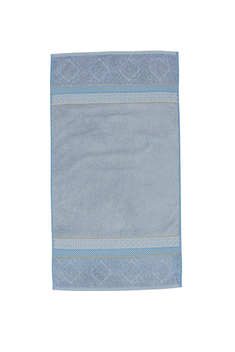 Pip Studio Soft Zellige Bathroom Textiles - Blue Grey