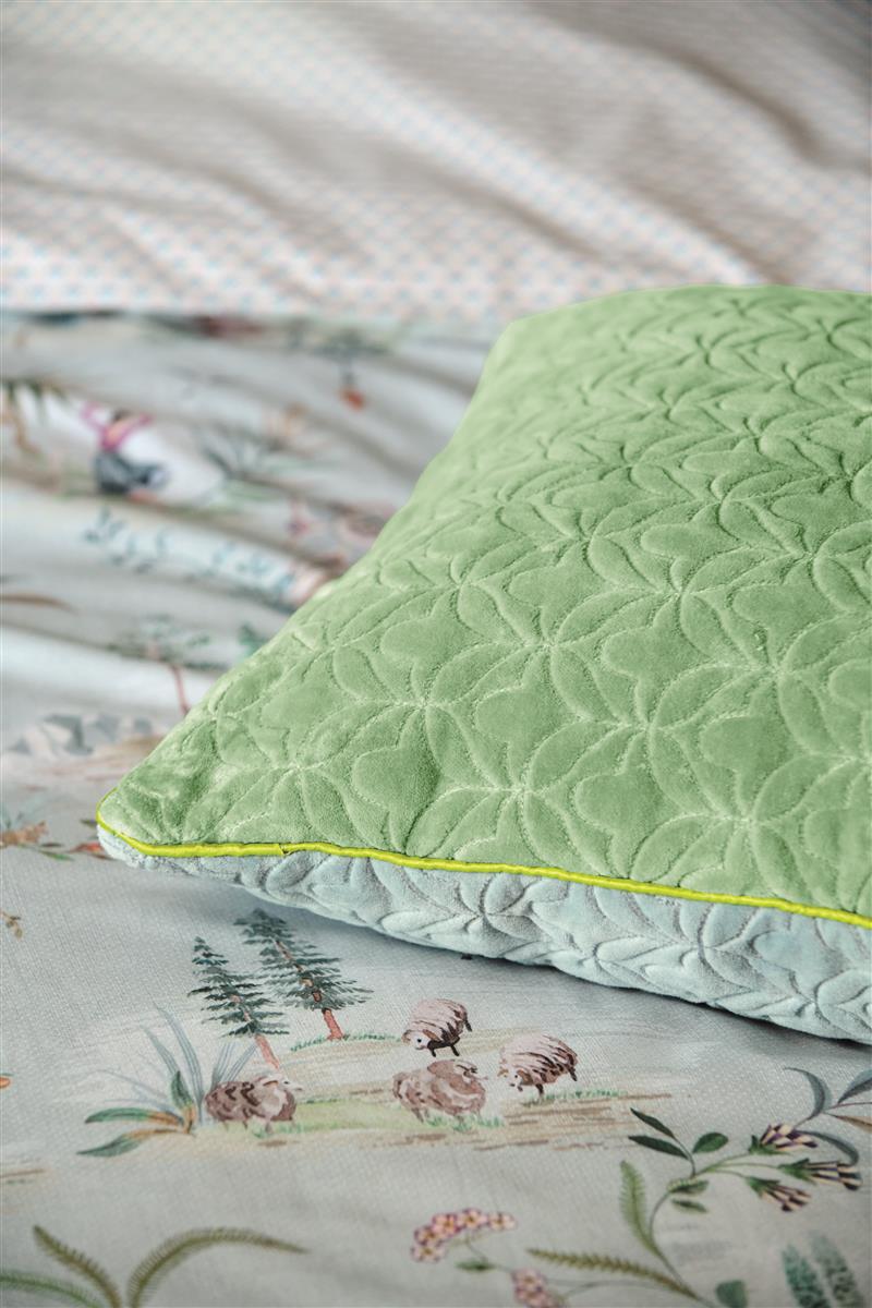 Pip Studio Quilty Dreams Zierkissen - Blaugrün