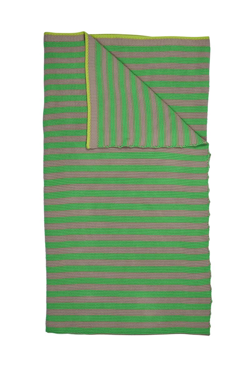 Pip Studio Bonsoir Stripe Wohndecken - Grün