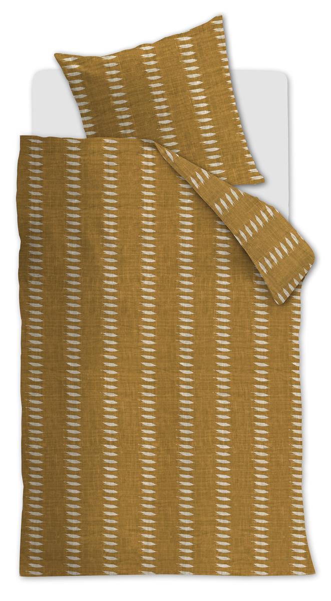 vtwonen Ikat bed linen - ochre