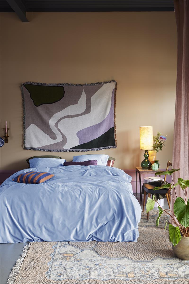 At Home by BeddingHouse Tender Bettwäsche - Mittelblau