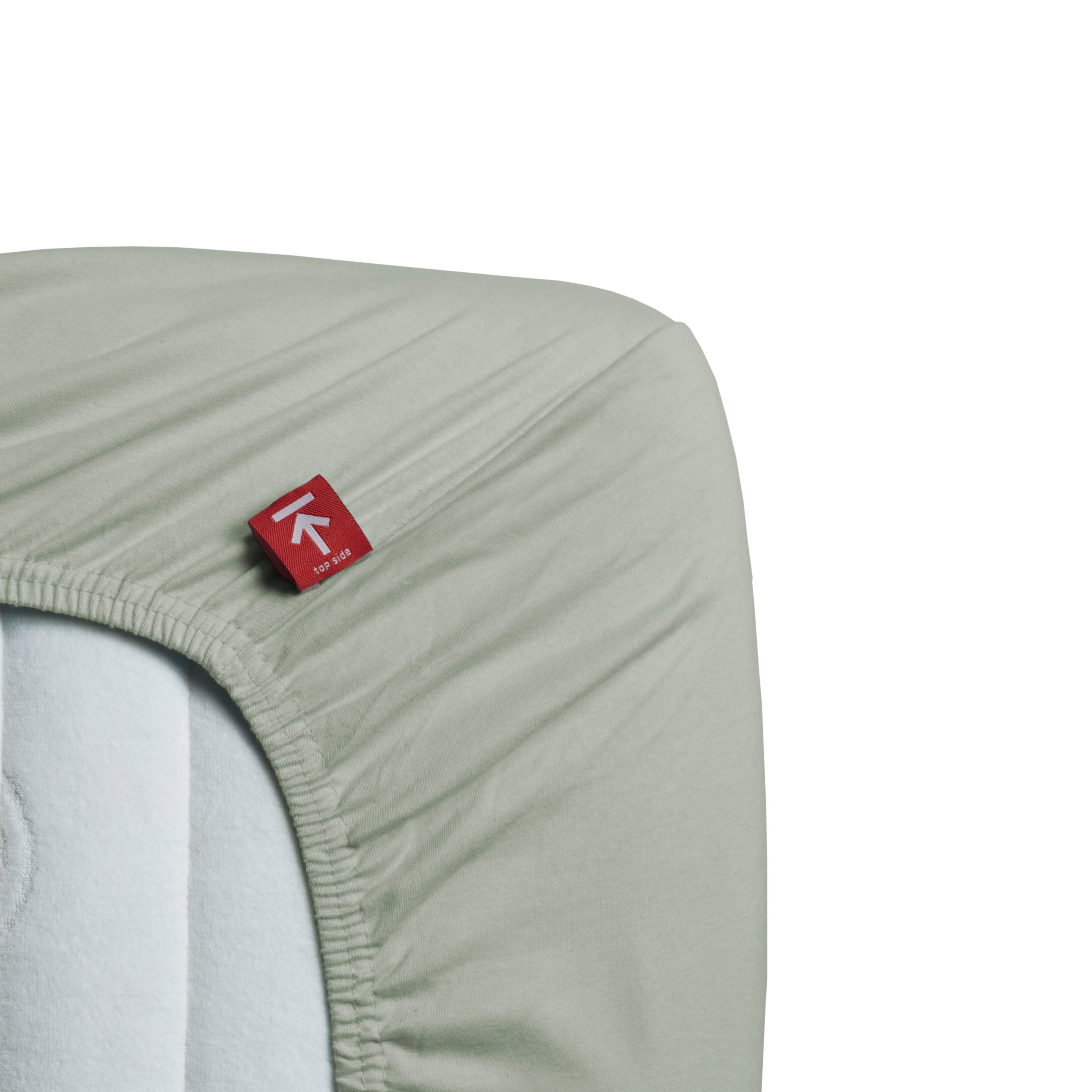 Beddinghouse Splittopper Spannbettlaken - Jersey - Graugrün