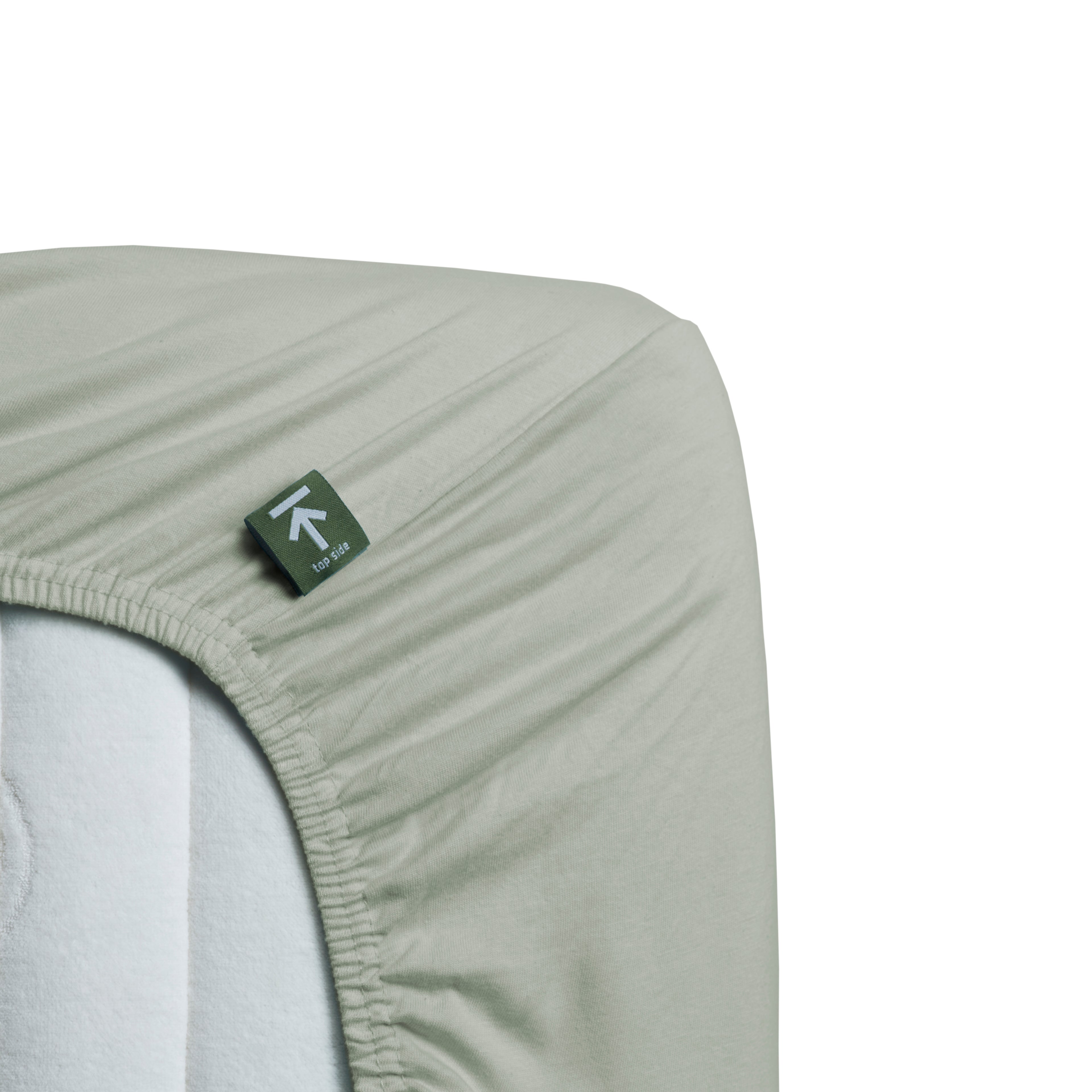 Beddinghouse Splittopper Spannbettlaken - Jersey - Graugrün