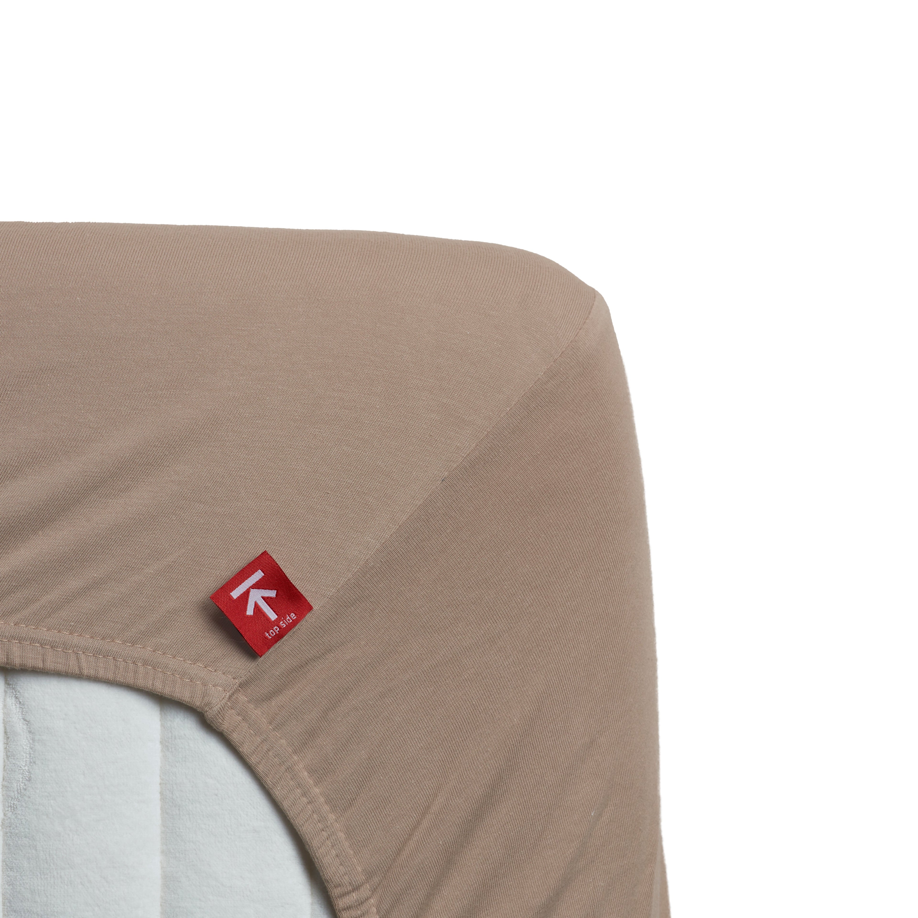 Beddinghouse fitted sheet - Jersey Lycra - Taupe