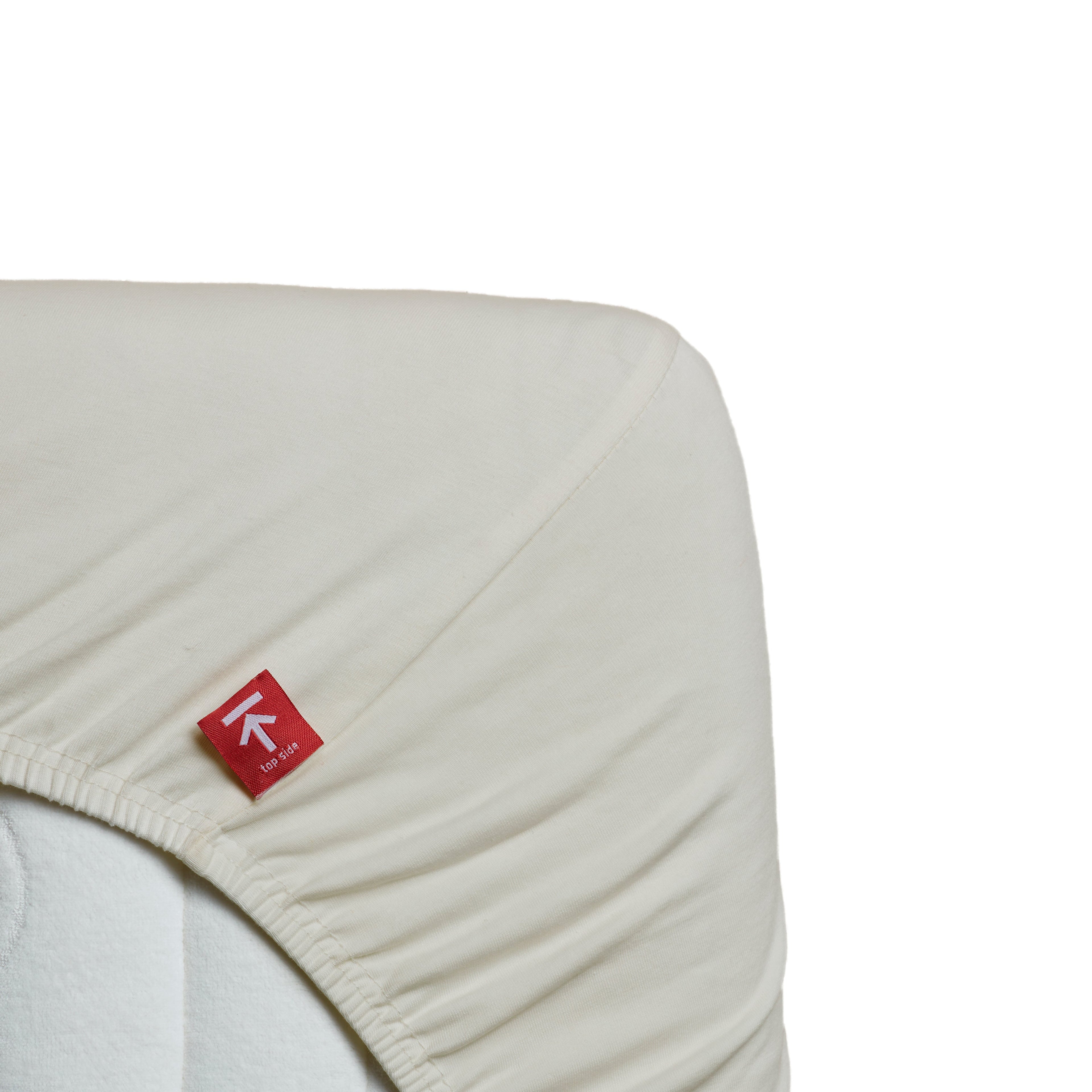 Beddinghouse Topper Spannbettlaken - Jersey Lycra - Off-White