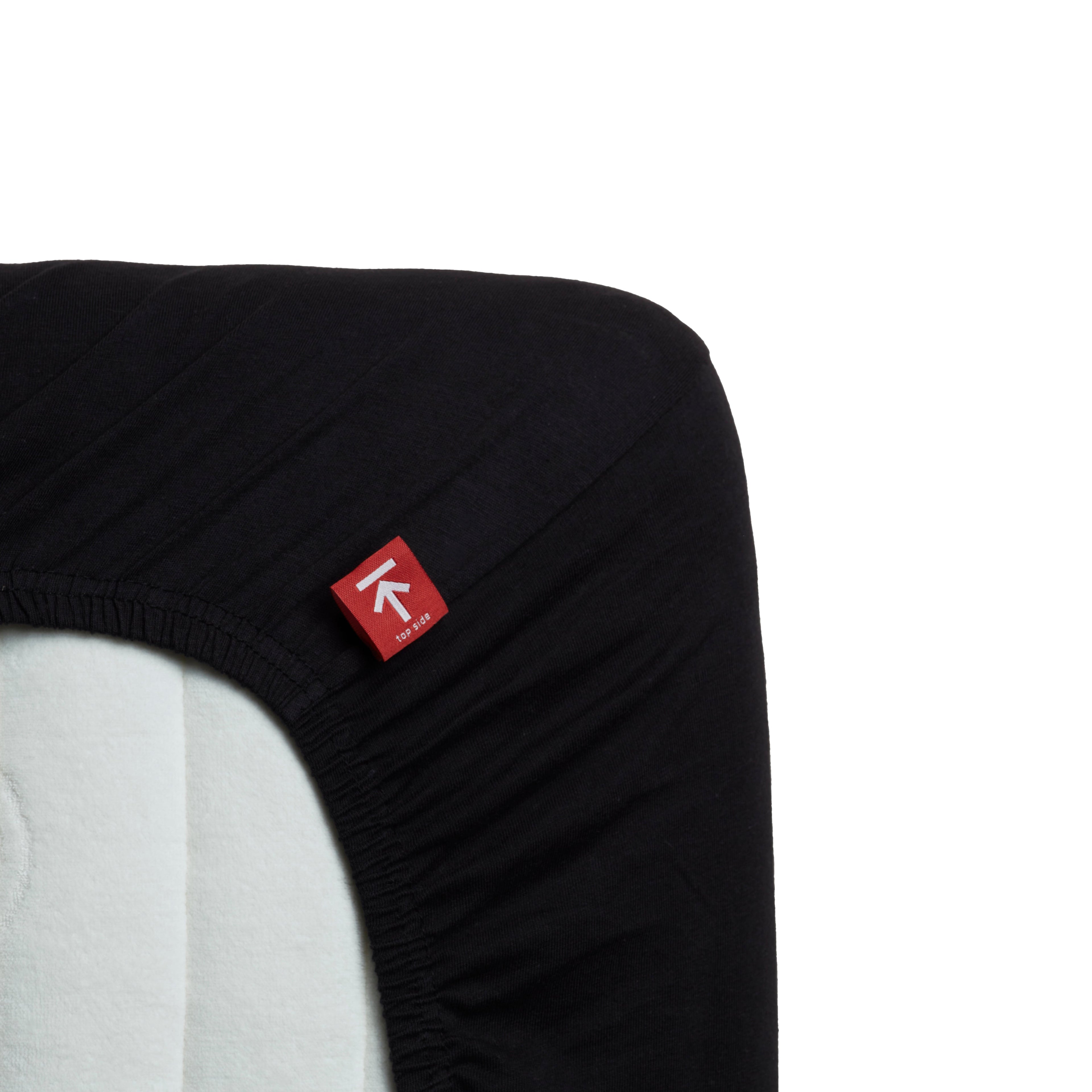 Beddinghouse Topper Spannbettlaken - Jersey Lycra - Schwarz