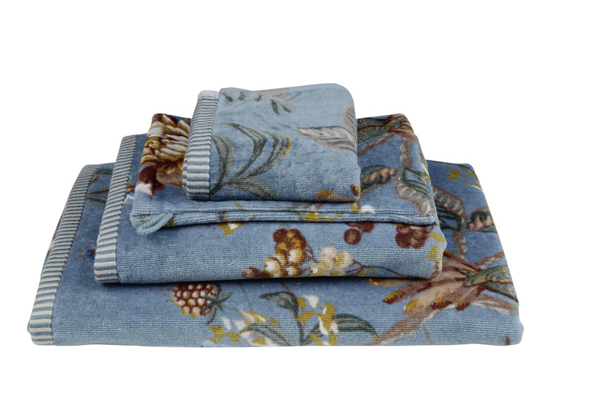 Pip Studio Secret Garden Badtextilien - Blau