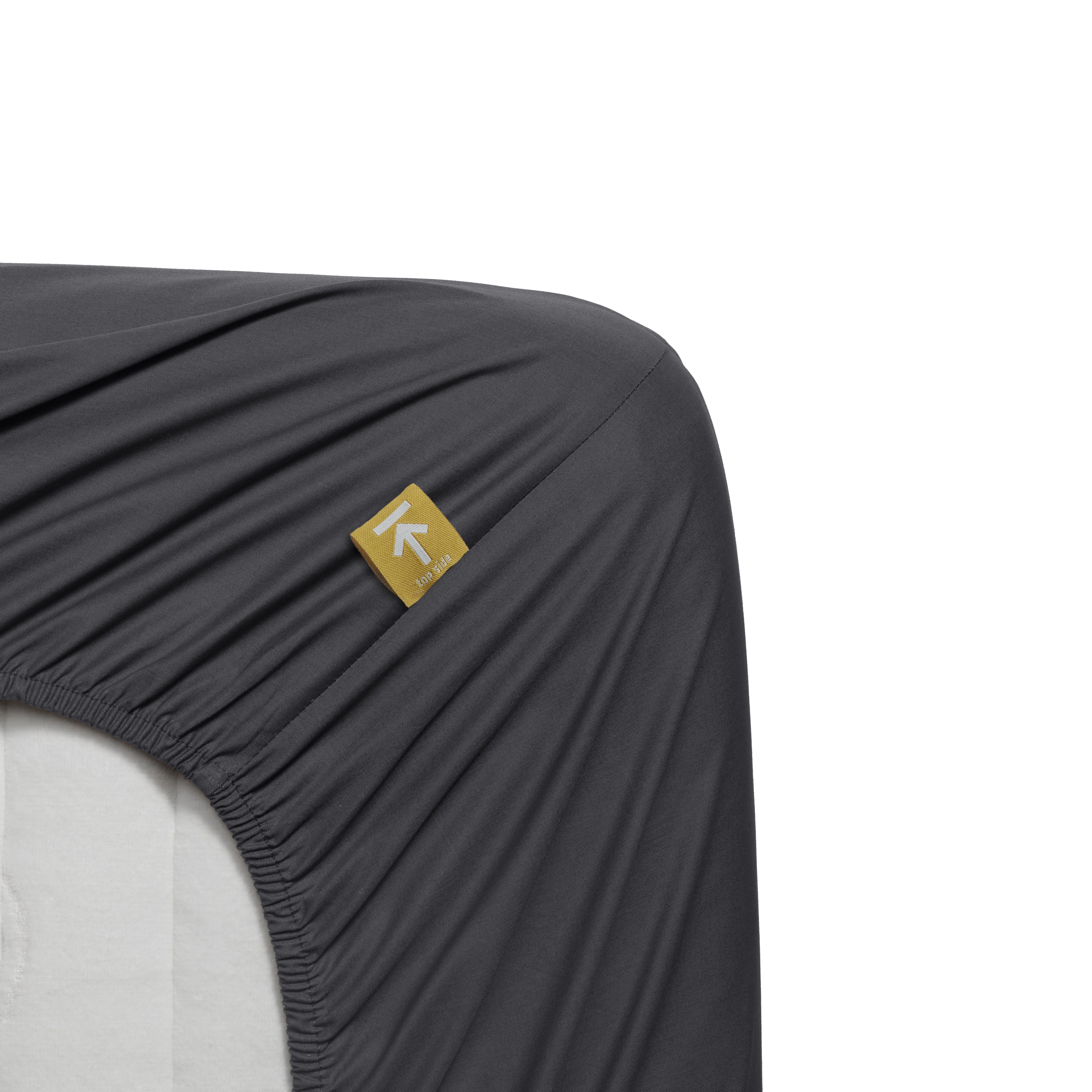 Beddinghouse fitted sheet - Percale Cotton - Anthracite