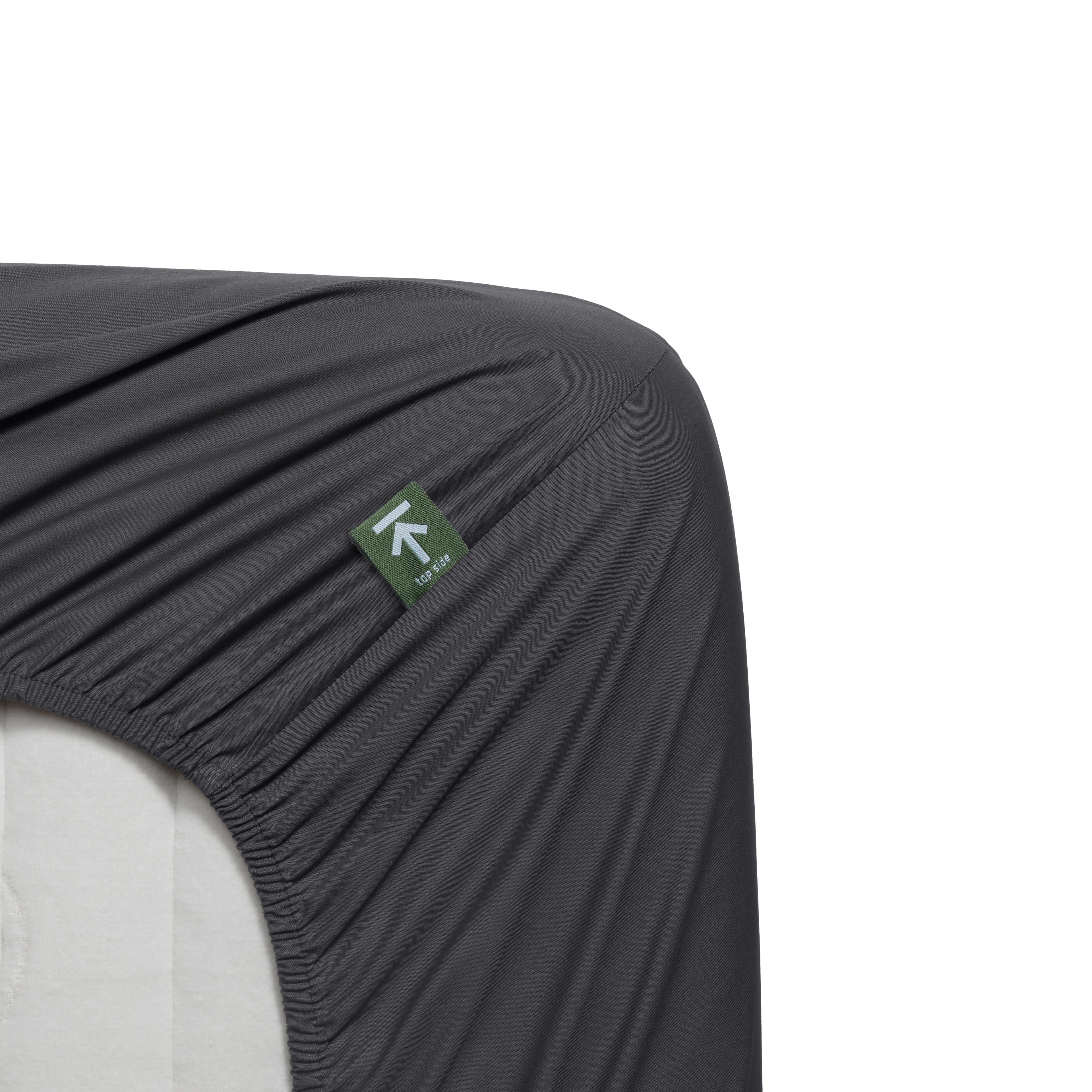 Beddinghouse fitted sheet - Percale Cotton - Anthracite