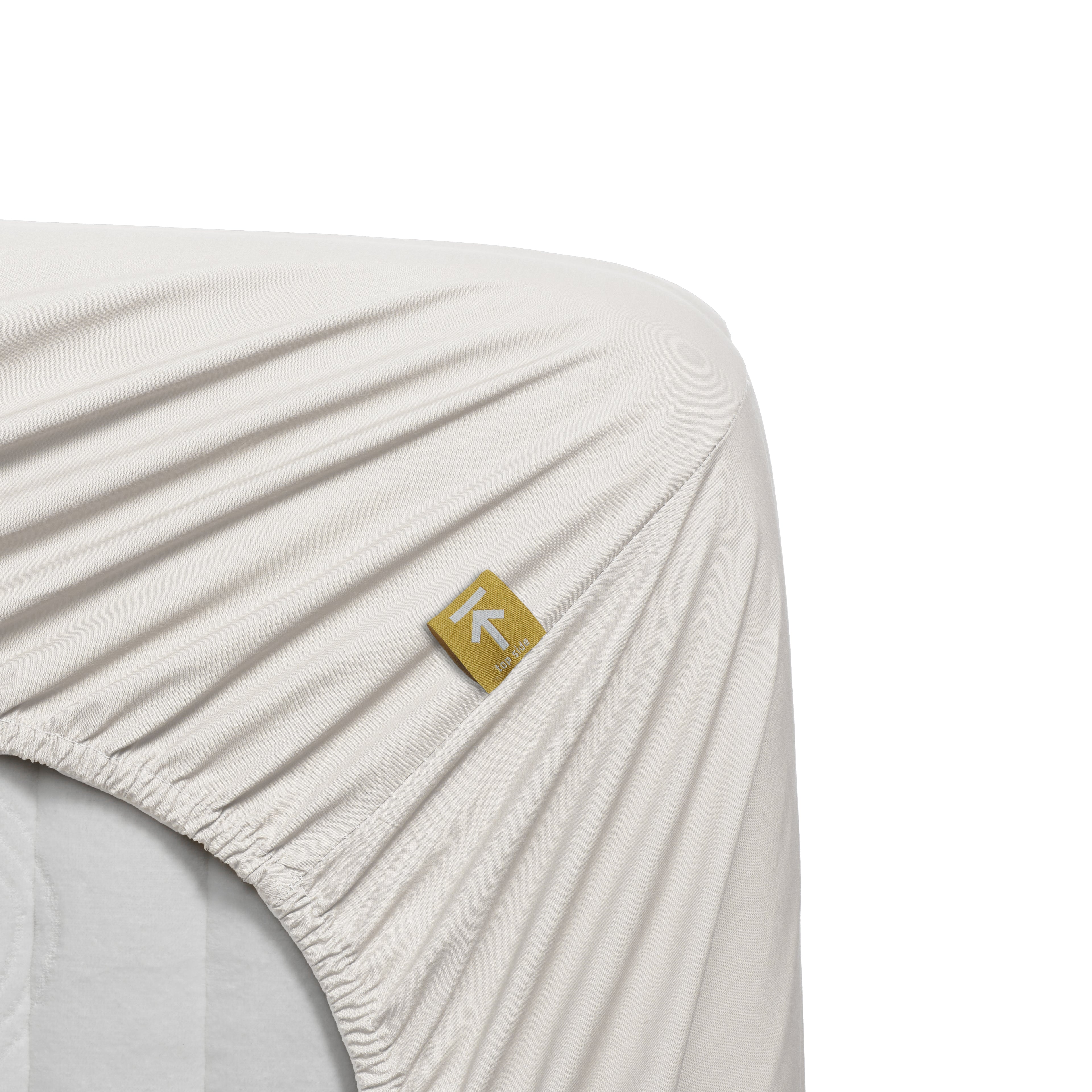 Beddinghouse Topper Spannbettlaken - Perkal Baumwolle - Off-White