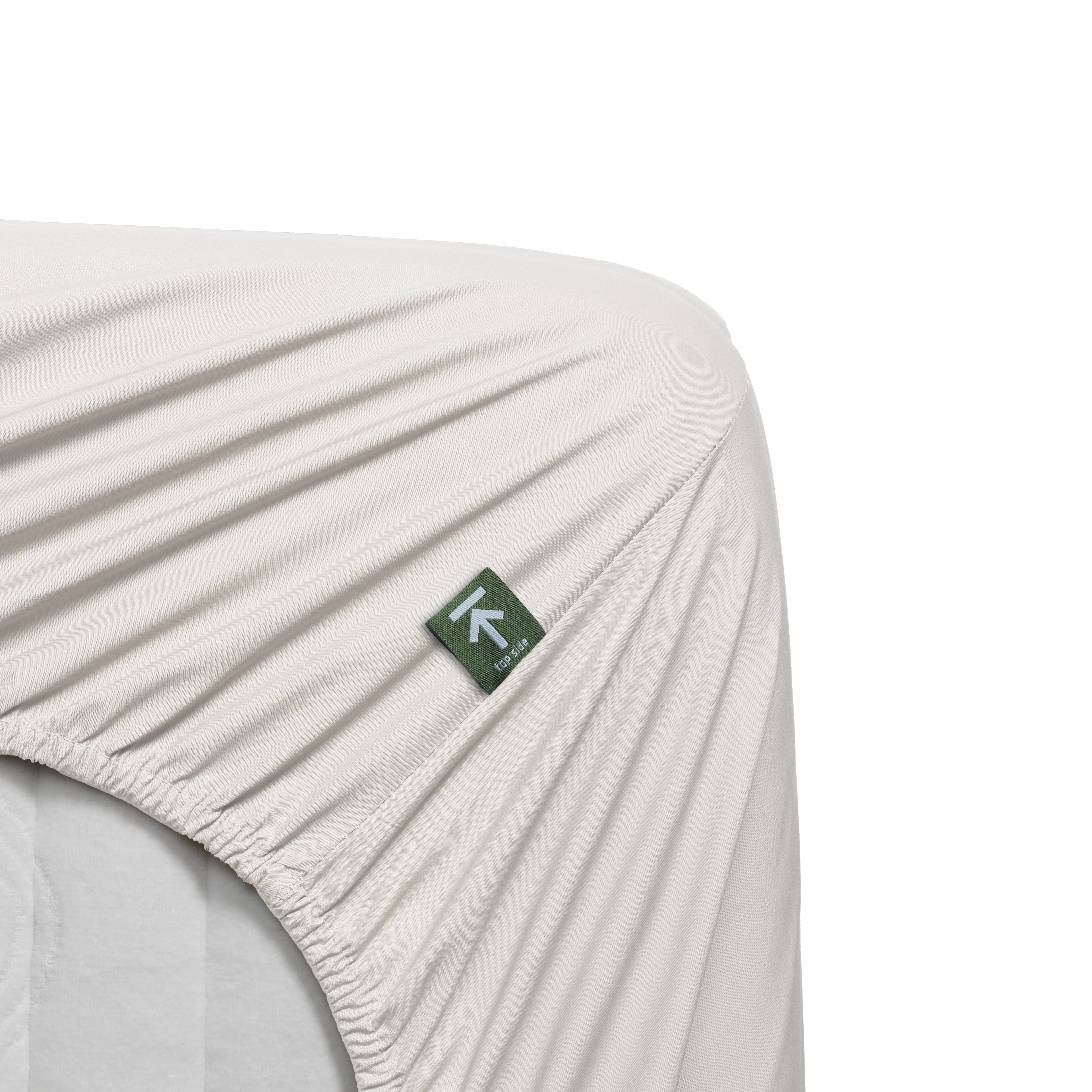 Beddinghouse Topper Spannbettlaken - Perkal Baumwolle - Off-White