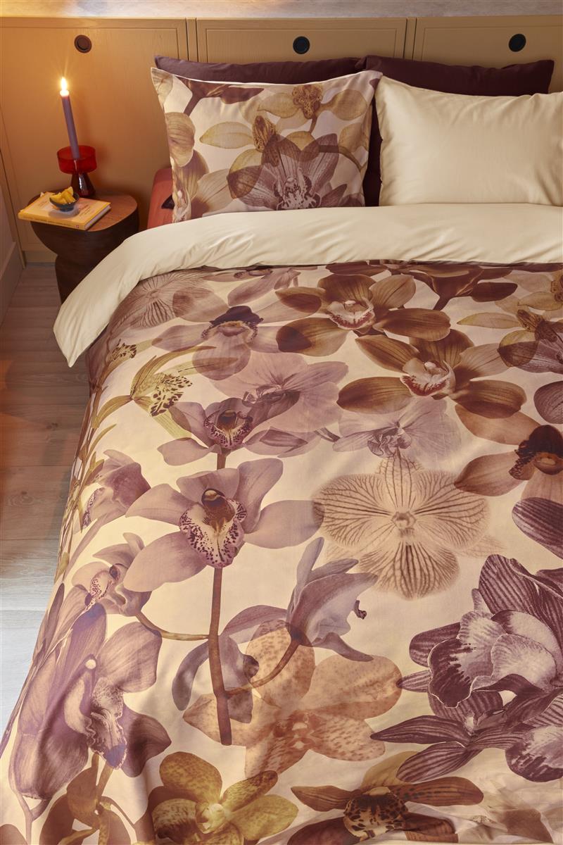 Beddinghouse Orchid bed linen - Terracotta