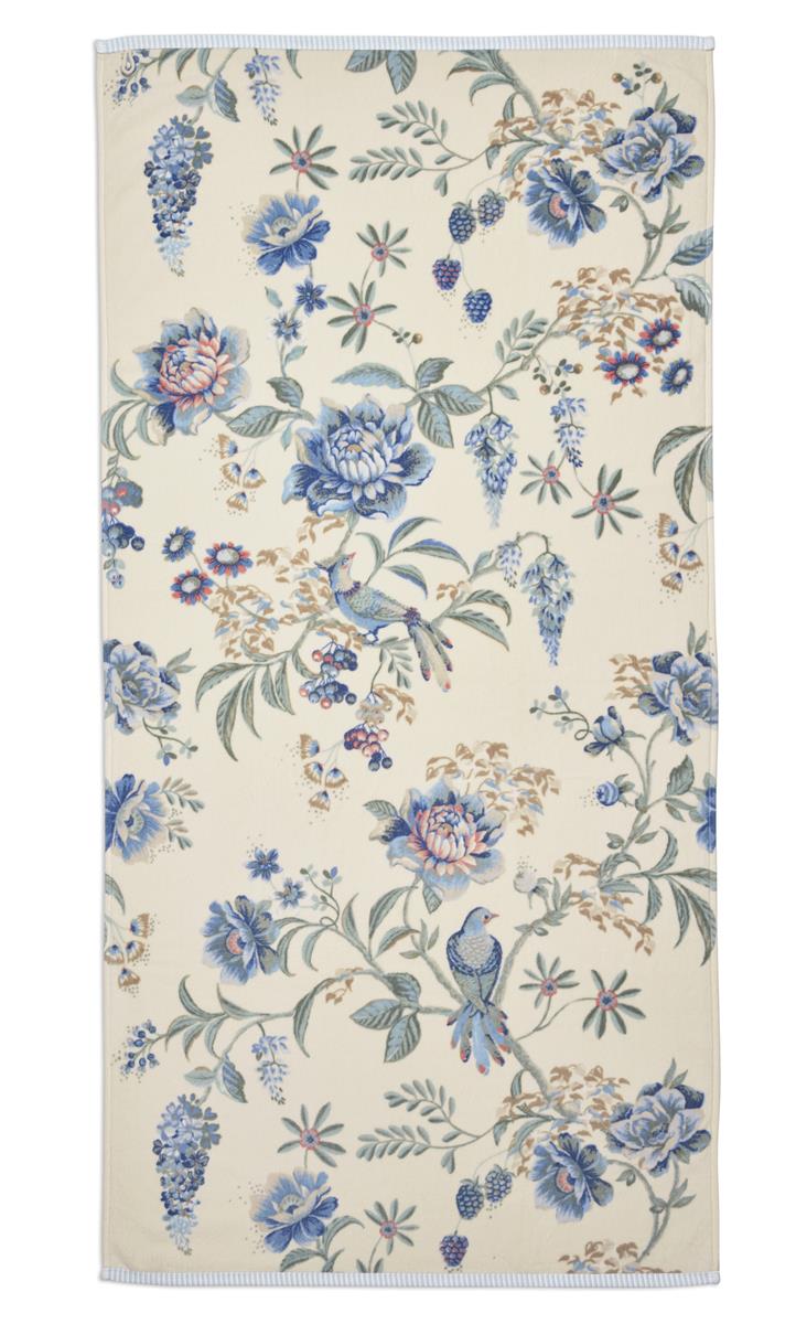 Pip Studio Secret Garden Badtextilien - WhiteBlue