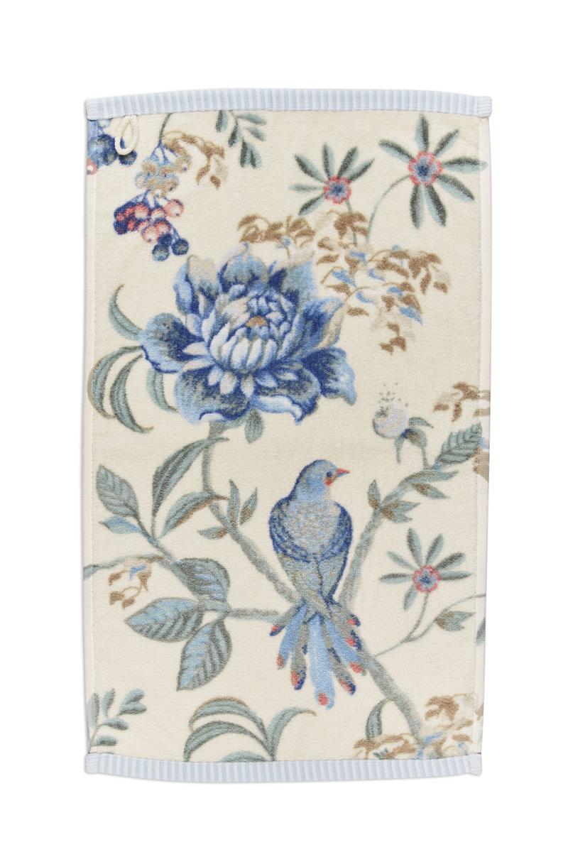 Pip Studio Secret Garden Badtextilien - WhiteBlue