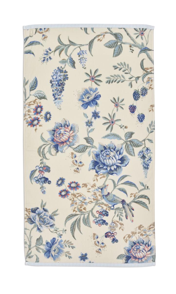 Pip Studio Secret Garden Badtextilien - WhiteBlue