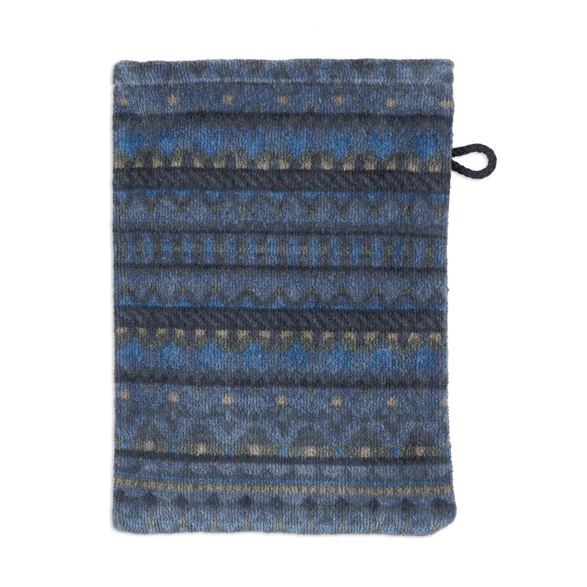 Pip Studio Geometric Print Badtextilien - Dunkelblau