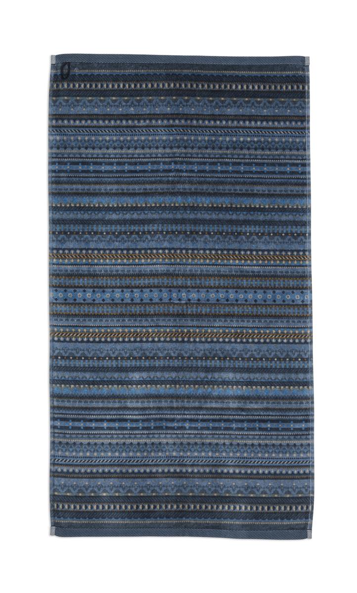 Pip Studio Geometric Print Badtextilien - Dunkelblau