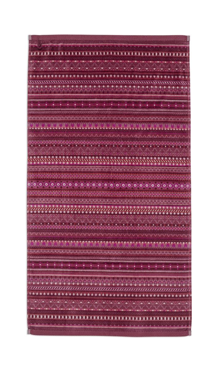 Pip Studio Geometric Print Badtextilien - Dunkeles Rosa