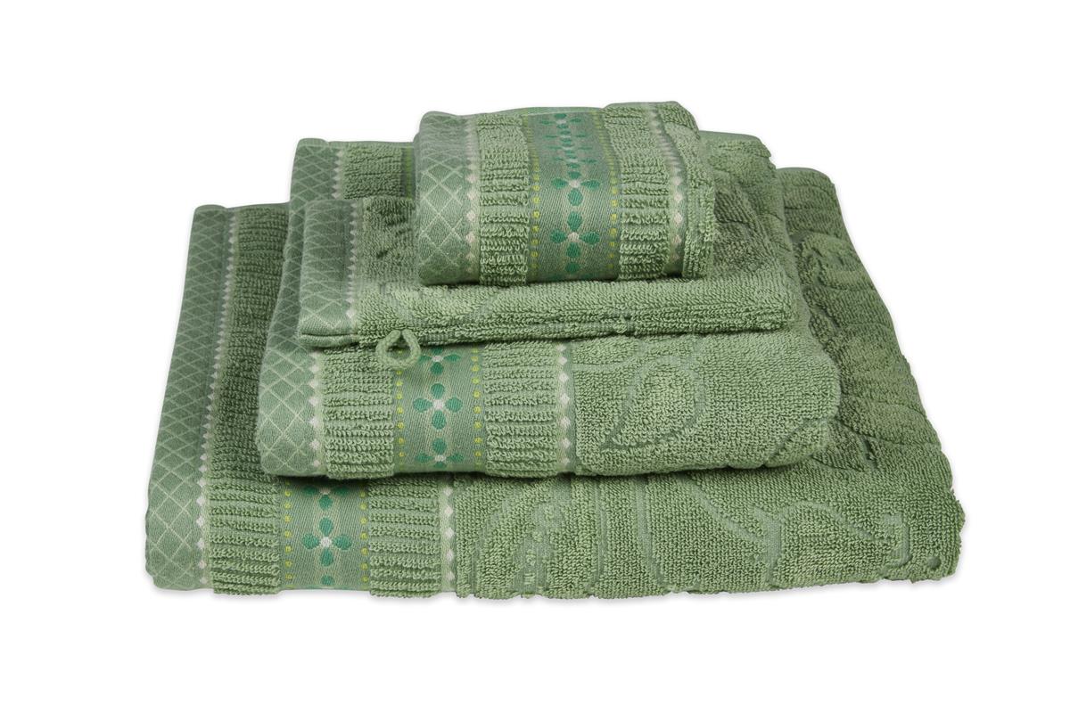 Pip Studio Jasmin Jacquard Badtextilien - Grün