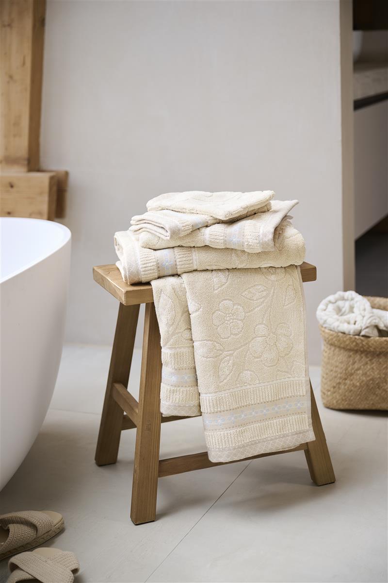 Pip Studio Jasmin Jacquard Badtextilien - Sand