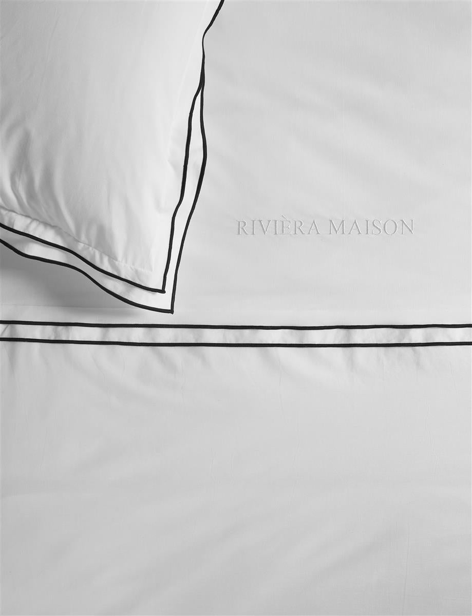 Riviera Maison Salute Bettwäsche - Weiß