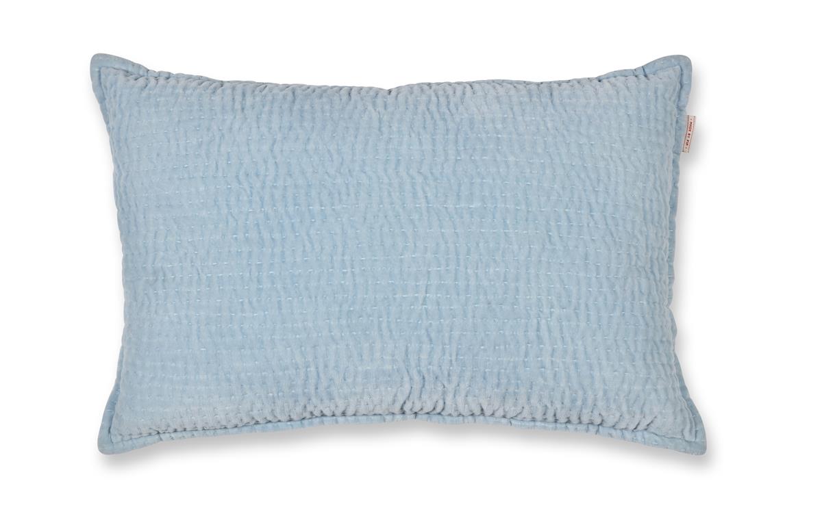 Pip Studio Velvet Sky Decorative Cushion - Light Blue