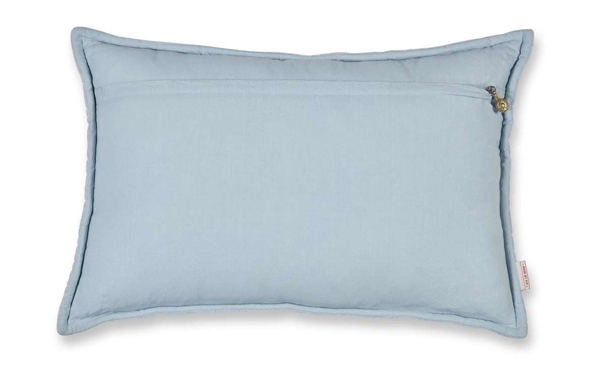 Pip Studio Velvet Sky Decorative Cushion - Light Blue