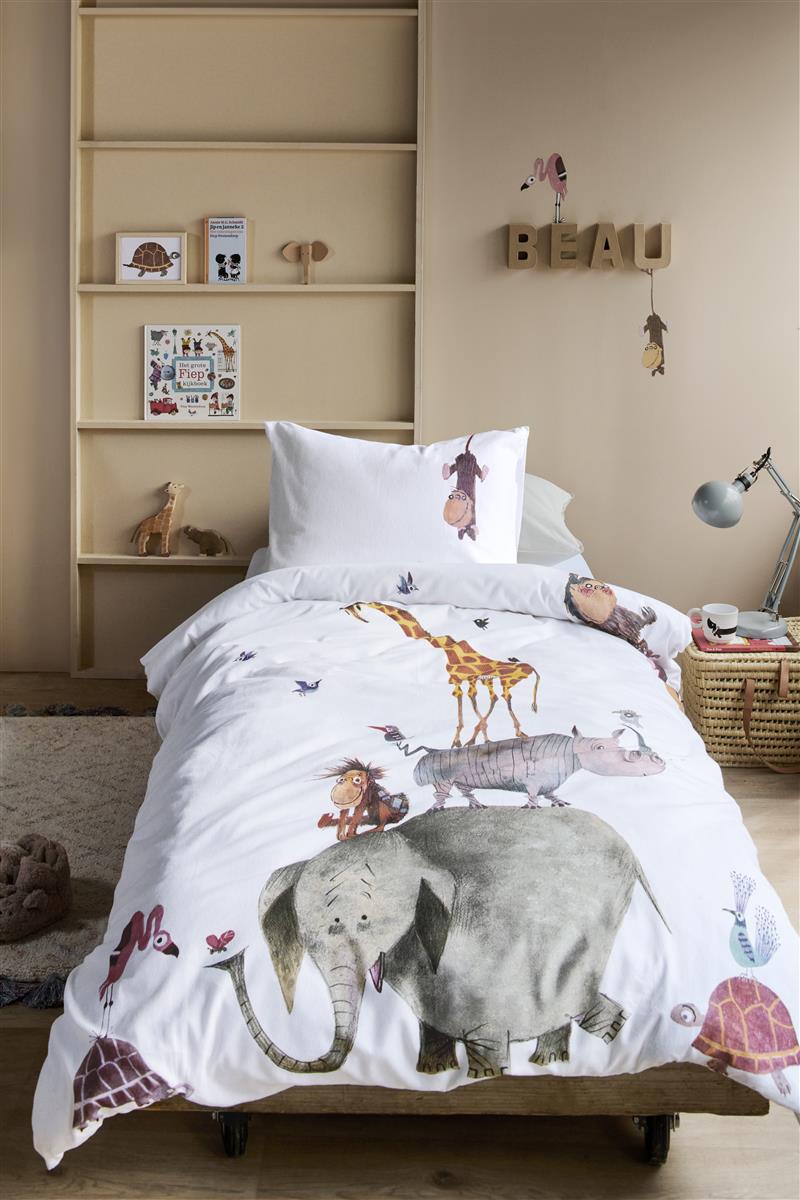 Beddinghouse x Fiep Amsterdam Dieren Stapelen Bettwäsche - Multi