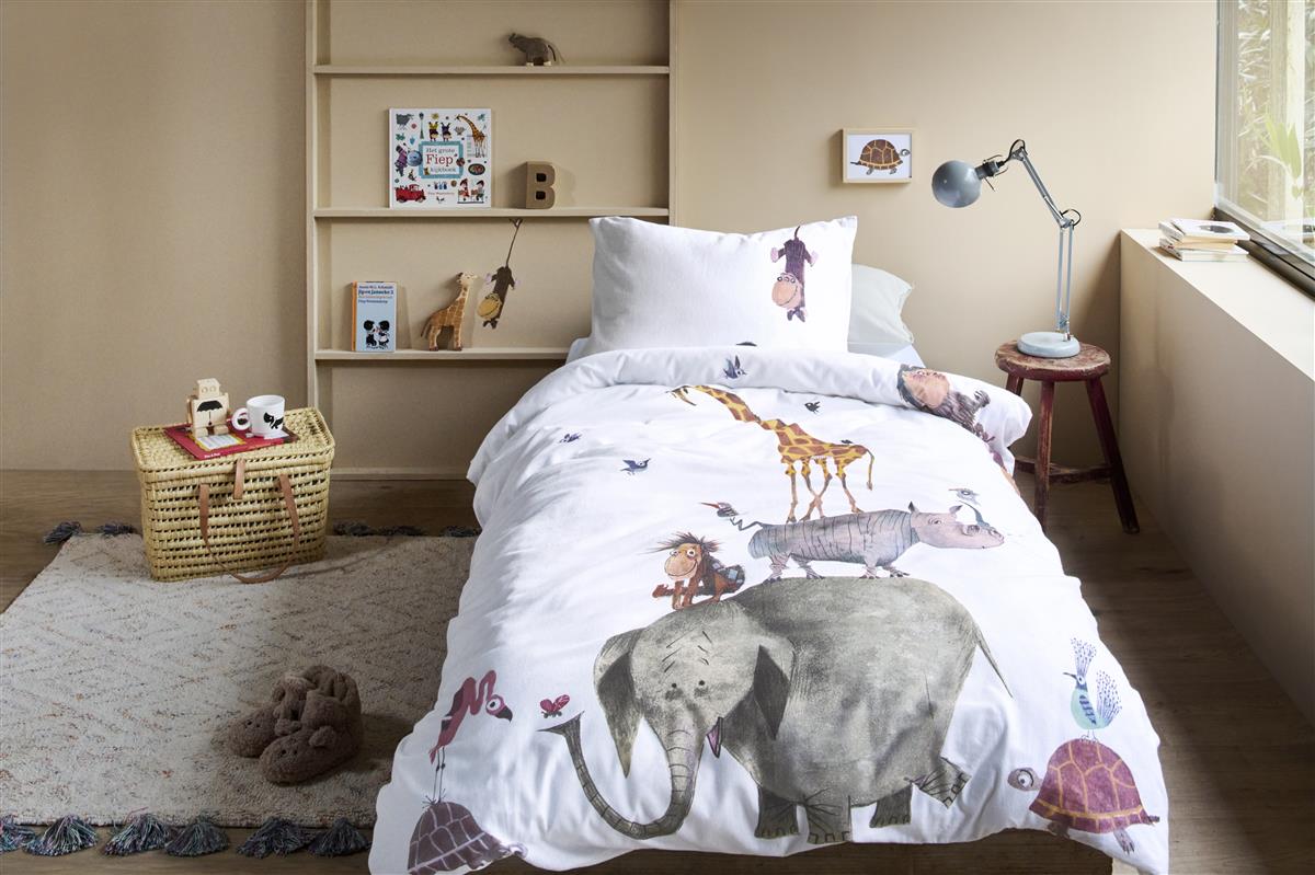 Beddinghouse x Fiep Amsterdam Dieren Stapelen Bettwäsche - Multi
