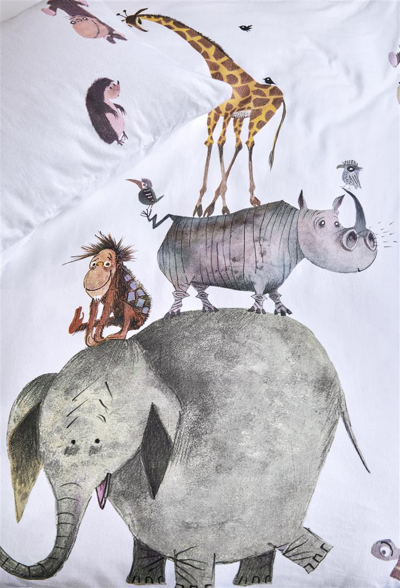 Beddinghouse x Fiep Amsterdam Dieren Stapelen Bettwäsche - Multi