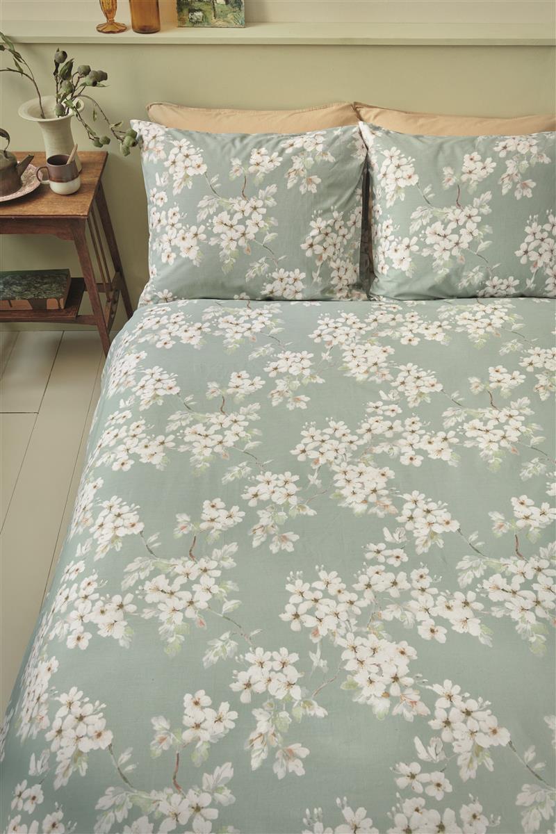 Beddinghouse Blooming Flowers bed linen - teal