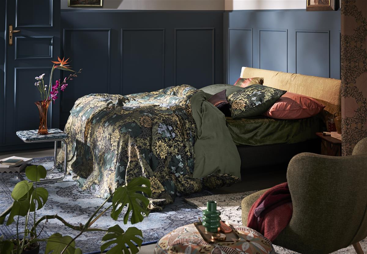 At Home by BeddingHouse Eclectic Bettwäsche - Blaugrün