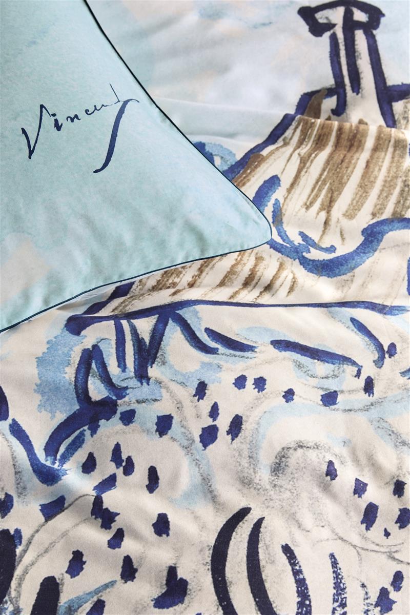 Beddinghouse x Van Gogh Museum Vieux Vignoble Bettwäsche - Blau