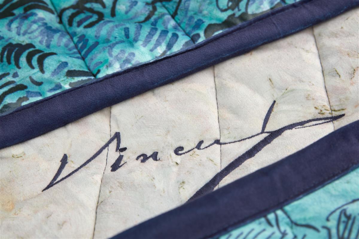 Beddinghouse x Van Gogh Museum Champ de Ble Throw Blankets - Blue