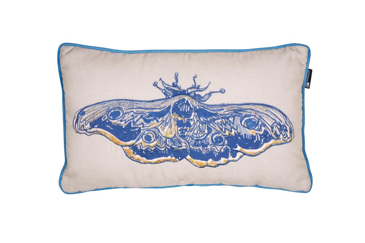 Beddinghouse x Van Gogh Museum Paon de Bonne Nuit Zierkissen - Blau