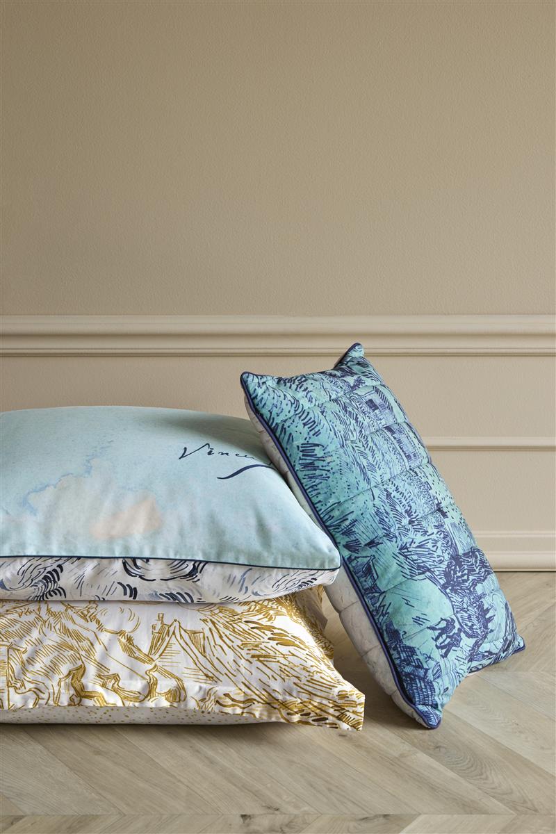 Beddinghouse x Van Gogh Museum Champ de Ble Zierkissen - Blau