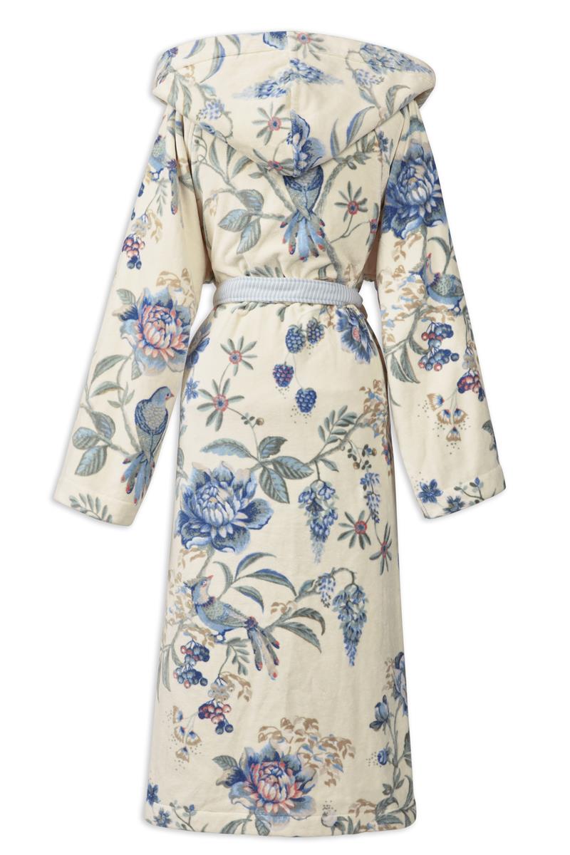 Pip Studio Secret Garden Bademantel - WhiteBlue