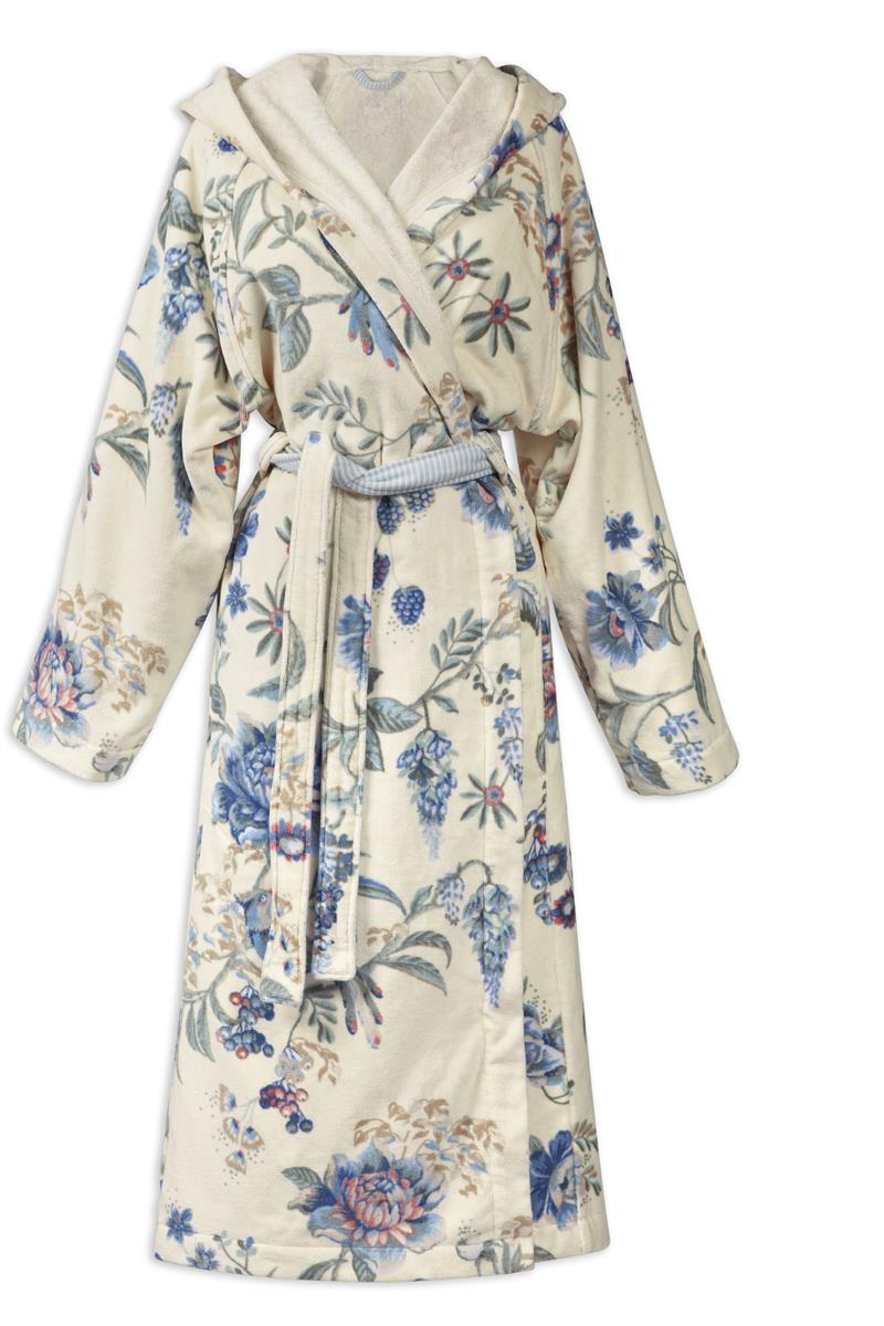 Pip Studio Secret Garden Bademantel - WhiteBlue
