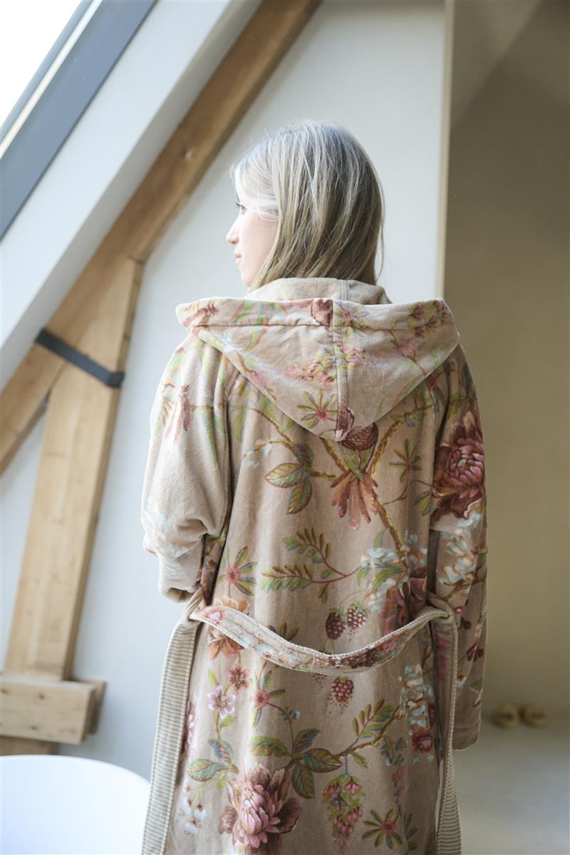 Pip Studio Secret Garden Bademantel - Khaki
