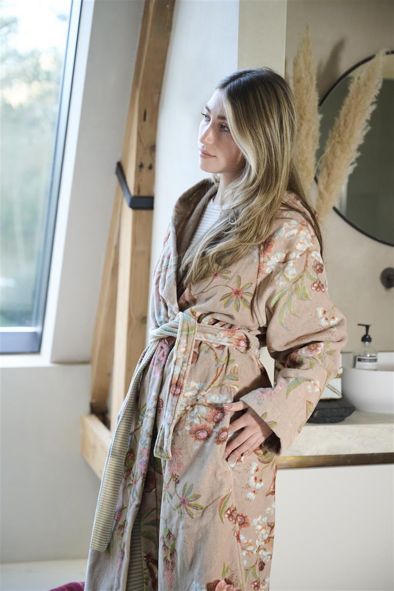 Pip Studio Secret Garden Bademantel - Khaki