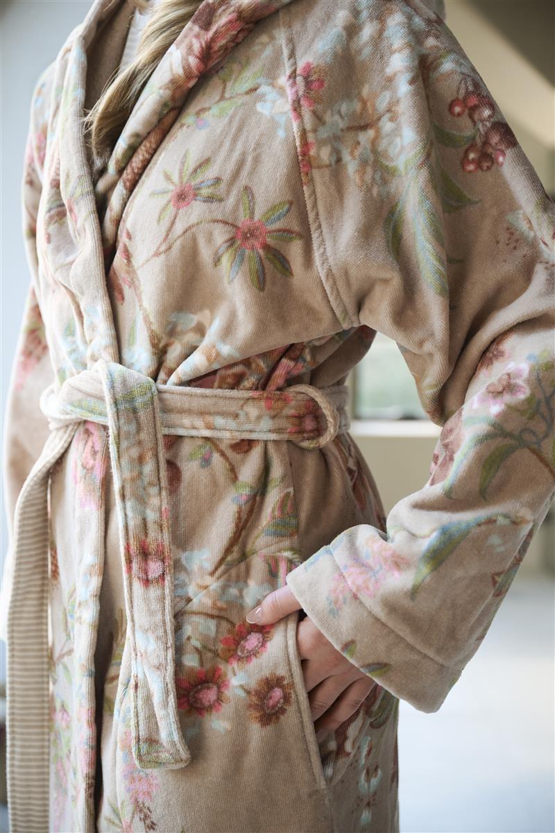 Pip Studio Secret Garden Bademantel - Khaki