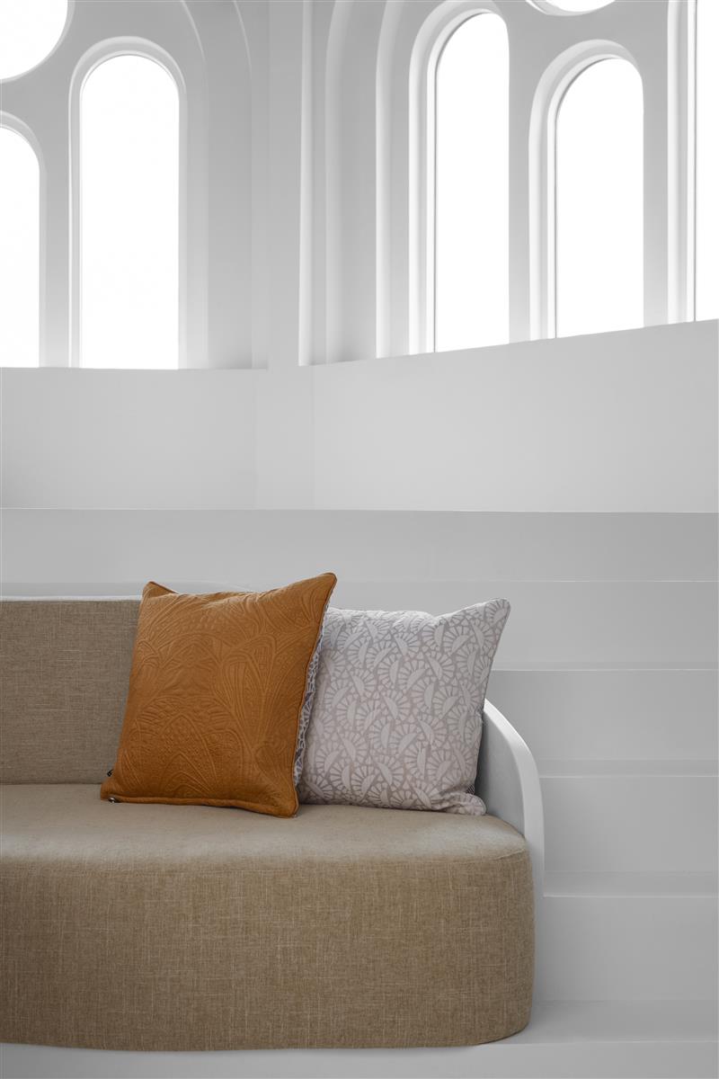 MOOOI Woodblock Beetle Square Zierkissen - Hellviolett