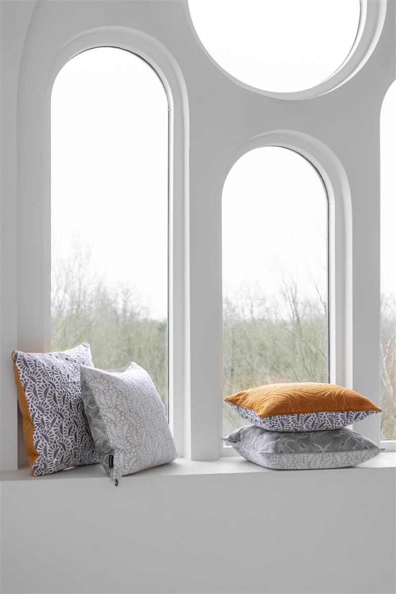 MOOOI Woodblock Beetle Square Zierkissen - Hellviolett