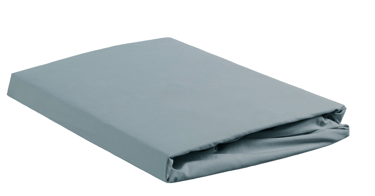 Ambiante Topper Spannbettlaken - Baumwolle - Blau