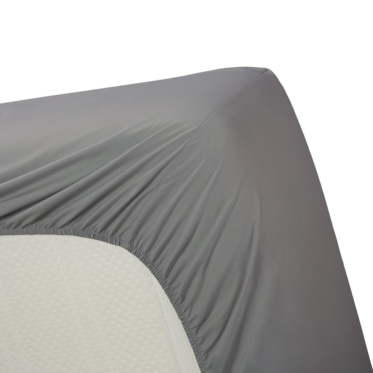 Ambiante Topper Spannbettlaken - Baumwolle - Grau
