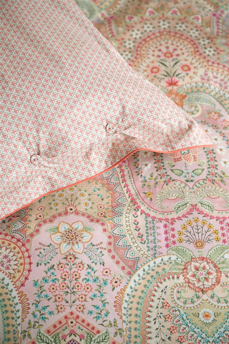 Pip Studio Jabali Flower Bettwäsche - Korallenrot