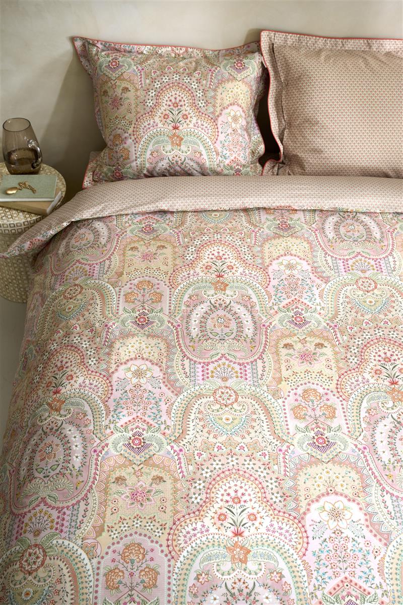 Pip Studio Jabali Flower Bettwäsche - Korallenrot